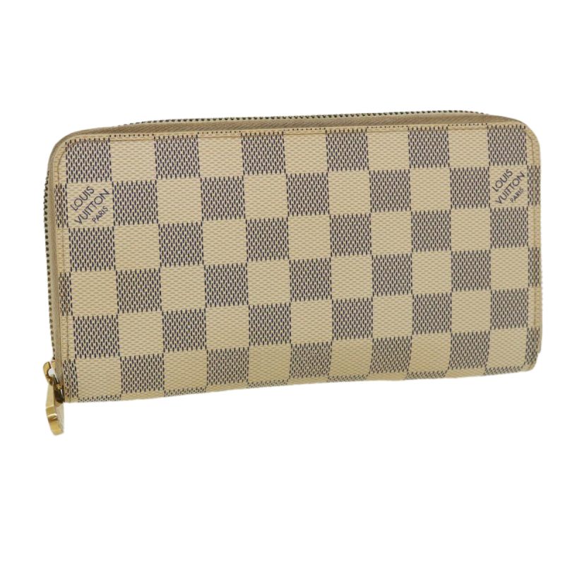 LOUIS VUITTON Damier Azur Zippy Wallet Long Wallet N60019 th3255 - Logoexplore