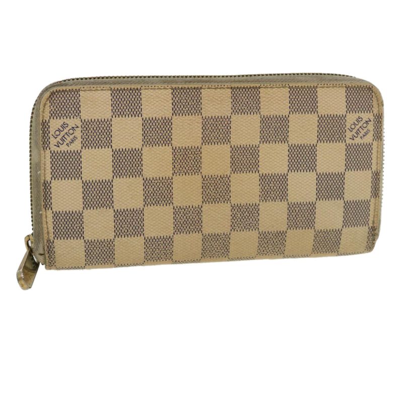 LOUIS VUITTON Damier Azur Zippy Wallet Long Wallet N60019 th3350 - Logoexplore