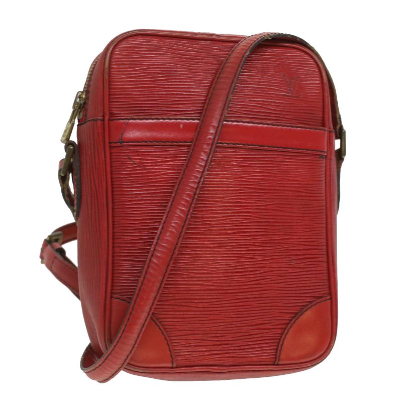 LOUIS VUITTON Epi Danube Shoulder Bag Red M45637 th3362 - Logoexplore