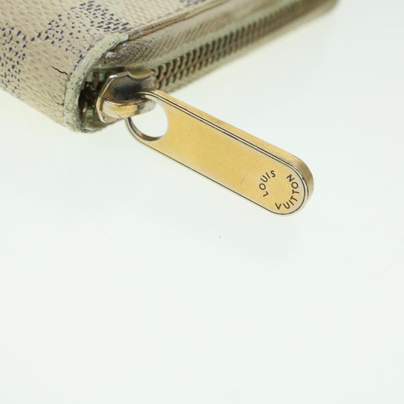 LOUIS VUITTON Damier Azur Zippy Organizer Long Wallet N60012 th3380 - Logoexplore - Image 8