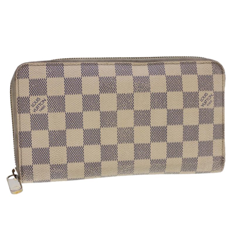 LOUIS VUITTON Damier Azur Zippy Organizer Long Wallet N60012  th3540 - Logoexplore