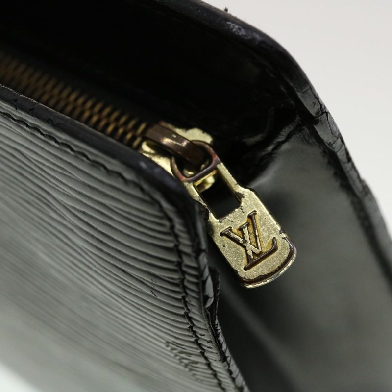 LOUIS VUITTON Epi Pochette Homme Clutch Bag Black M52522  th3579 - Logoexplore - Image 8