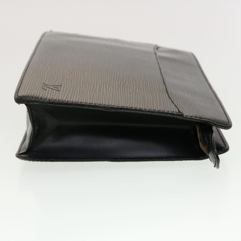 LOUIS VUITTON Epi Pochette Homme Clutch Bag Black M52522  th3579 - Logoexplore - Image 3