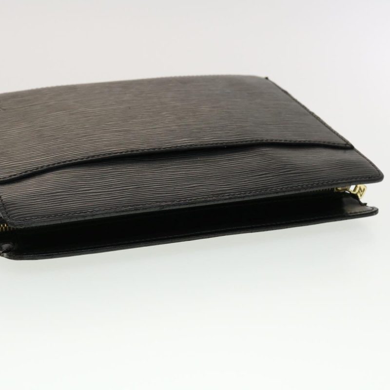 LOUIS VUITTON Epi Pochette Homme Clutch Bag Black M52522  th3579 - Logoexplore - Image 6
