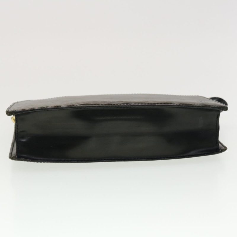 LOUIS VUITTON Epi Pochette Homme Clutch Bag Black M52522  th3579 - Logoexplore - Image 5