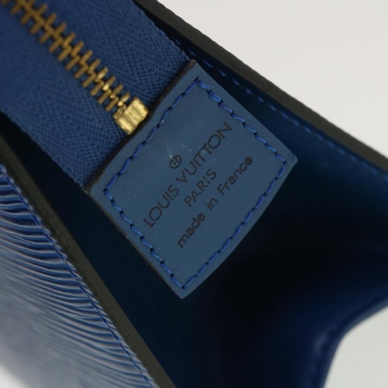 LOUIS VUITTON Epi Trousse Crete Clutch Bag Blue M48405 LV  th3672 - Logoexplore - Image 8