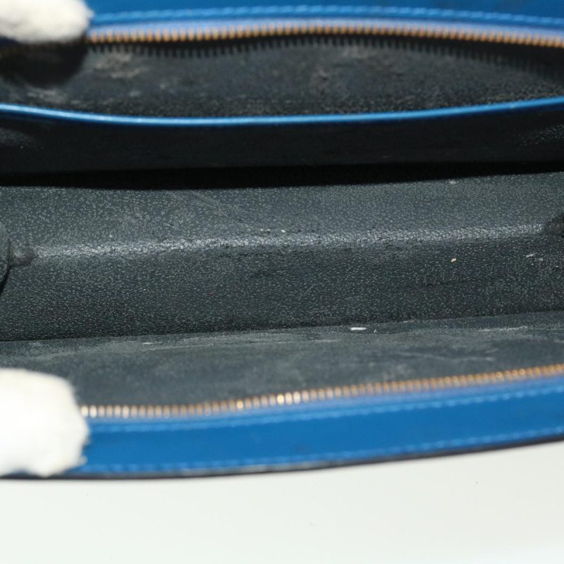 LOUIS VUITTON Epi Trousse Crete Clutch Bag Blue M48405 LV  th3672 - Logoexplore - Image 10