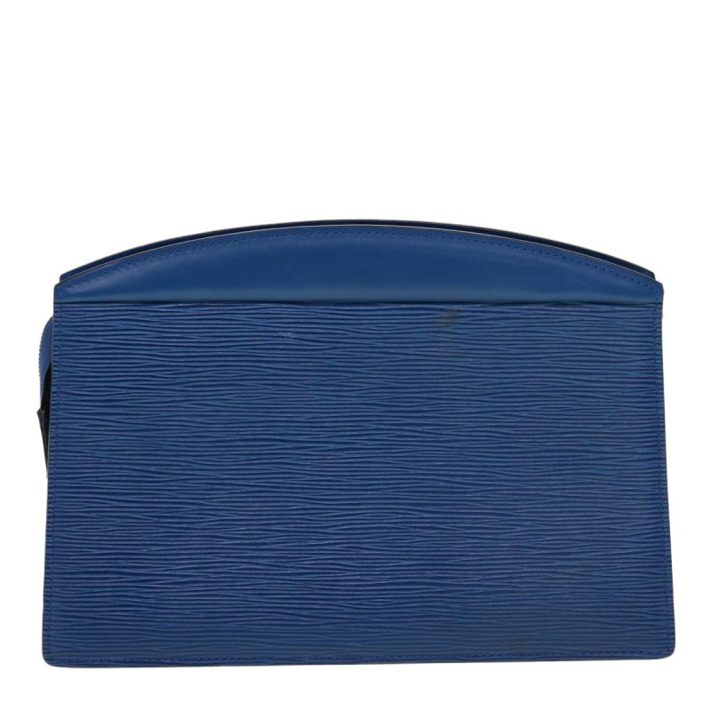 LOUIS VUITTON Epi Trousse Crete Clutch Bag Blue M48405 LV  th3672 - Logoexplore - Image 2