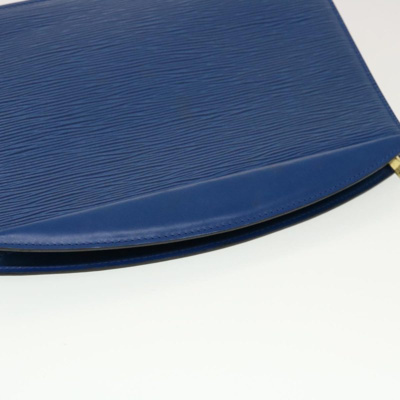 LOUIS VUITTON Epi Trousse Crete Clutch Bag Blue M48405 LV  th3672 - Logoexplore - Image 5