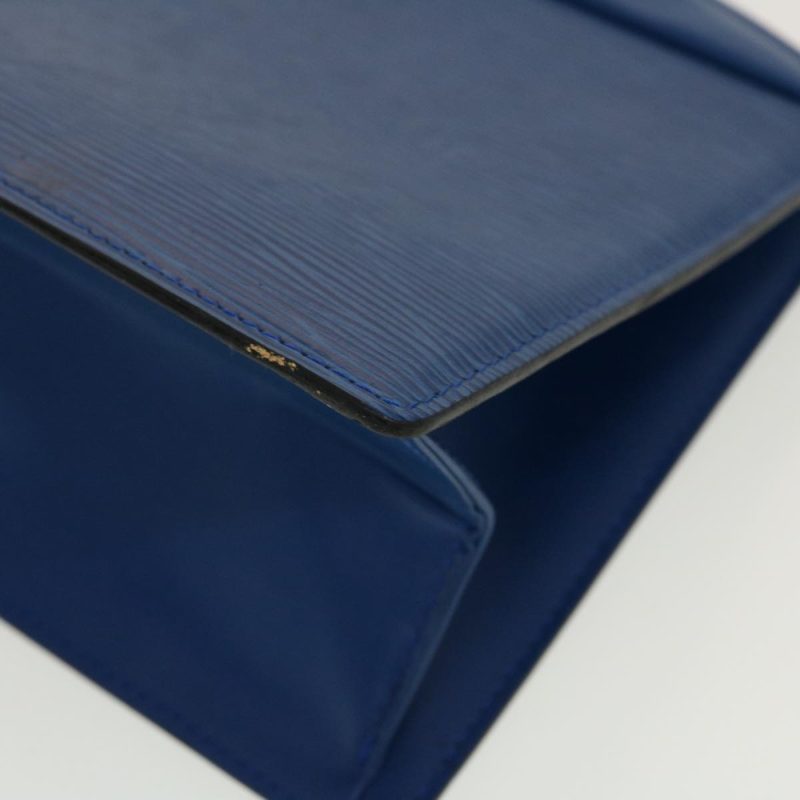 LOUIS VUITTON Epi Trousse Crete Clutch Bag Blue M48405 LV  th3672 - Logoexplore - Image 7