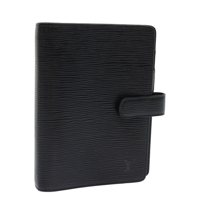 LOUIS VUITTON Epi Agenda MM Day Planner Cover Black R20042 LV  th3786 - Logoexplore