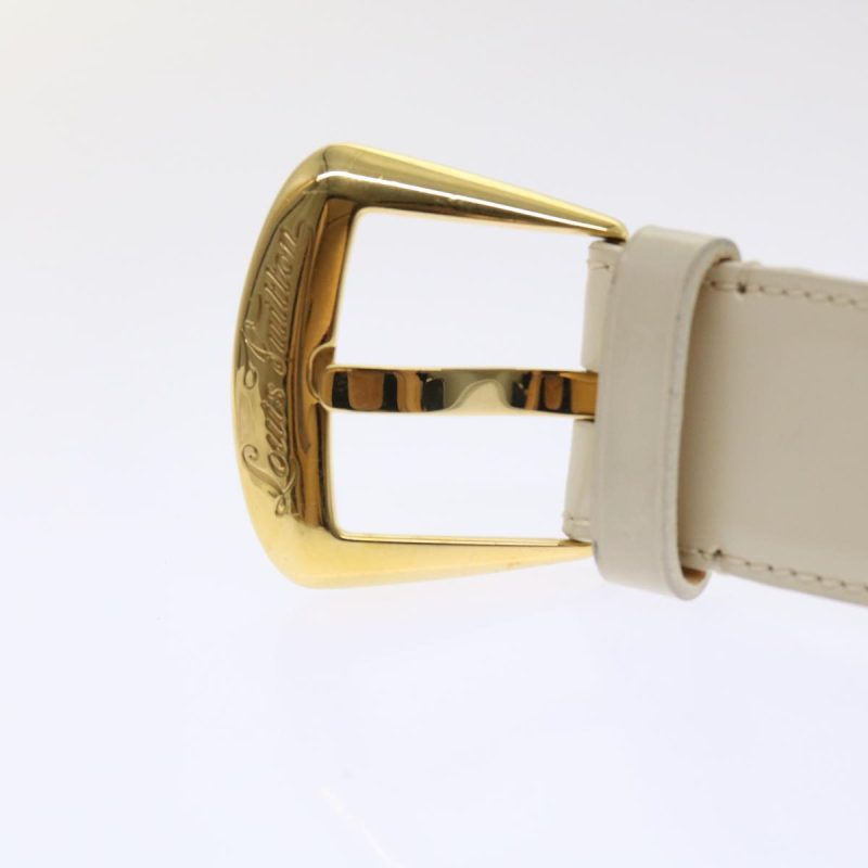 LOUIS VUITTON Ceinture Phoenix Belt 43.3" Cream M9680 LV  th3816 - Logoexplore - Image 4