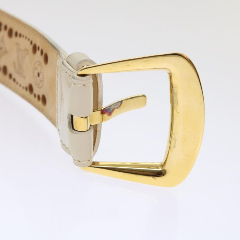 LOUIS VUITTON Ceinture Phoenix Belt 43.3" Cream M9680 LV  th3816 - Logoexplore - Image 5
