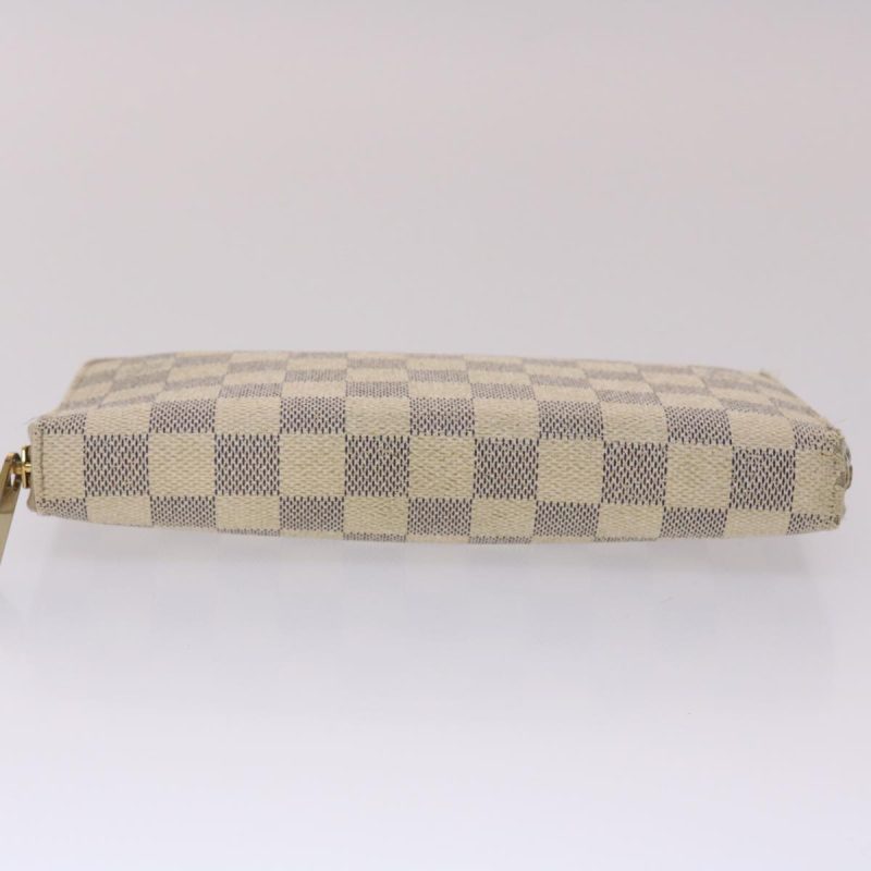 LOUIS VUITTON Damier Azur Zippy Organizer Long Wallet N60012 LV  th3845 - Logoexplore - Image 6