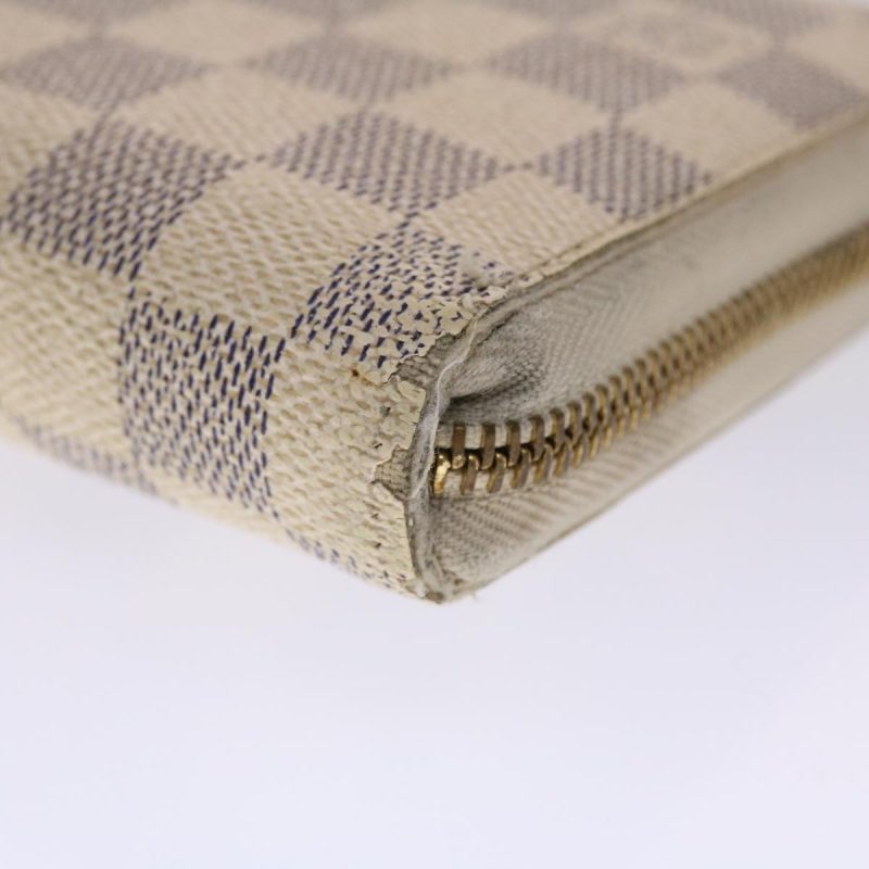 LOUIS VUITTON Damier Azur Zippy Organizer Long Wallet N60012 LV  th3845 - Logoexplore - Image 7