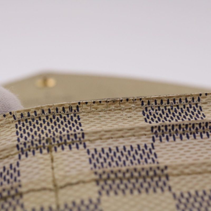 LOUIS VUITTON Damier Azur Portefeuille Sarah Long Wallet N63208 LV  th3846 - Logoexplore - Image 9