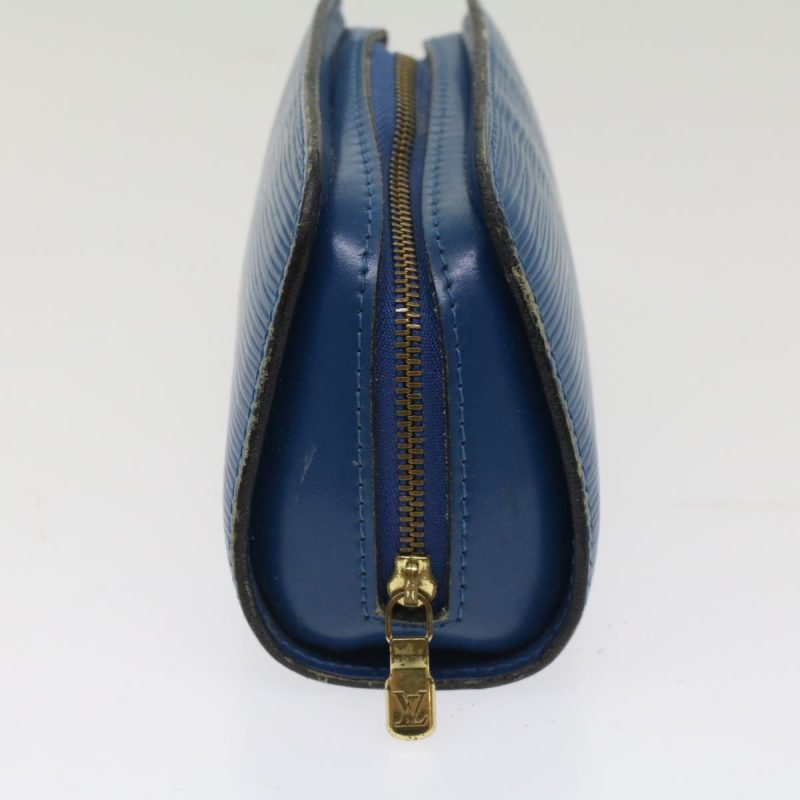 LOUIS VUITTON Epi Dauphine PM Pouch Blue M48445 th3874 - Logoexplore - Image 4