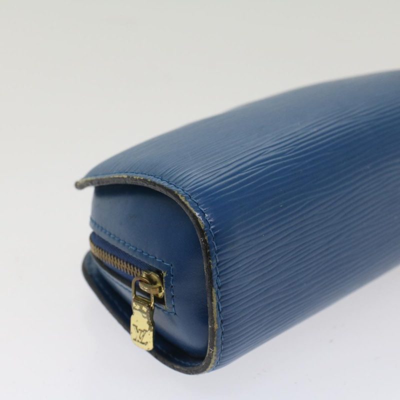 LOUIS VUITTON Epi Dauphine PM Pouch Blue M48445 th3874 - Logoexplore - Image 7