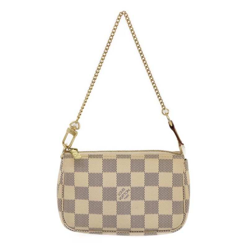 LOUIS VUITTON Damier Azur Mini Pochette Accessoires Pouch N58010 LV 35103 - Logoexplore