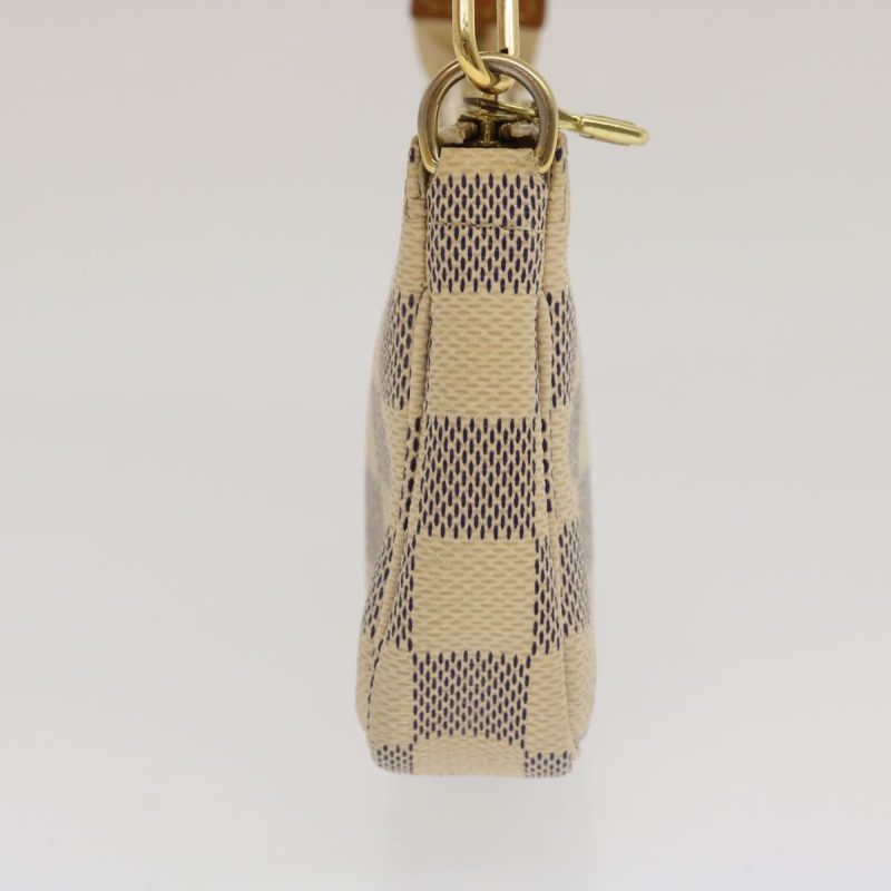 LOUIS VUITTON Damier Azur Mini Pochette Accessoires Pouch N58010 LV 35103 - Logoexplore - Image 3