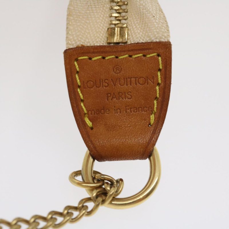 LOUIS VUITTON Damier Azur Mini Pochette Accessoires Pouch N58010 LV 35103 - Logoexplore - Image 9