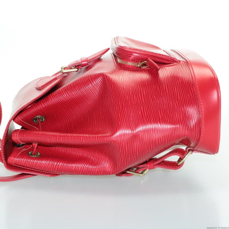 LOUIS VUITTON Epi Montsouris MM Backpack Red LV  am2389sA - Logoexplore - Image 3