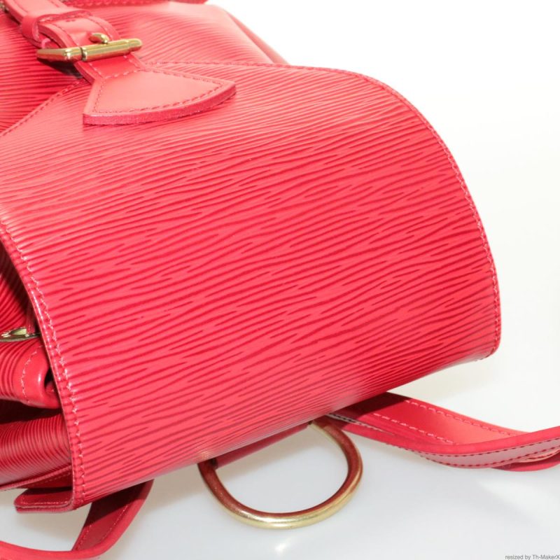 LOUIS VUITTON Epi Montsouris MM Backpack Red LV  am2389sA - Logoexplore - Image 5