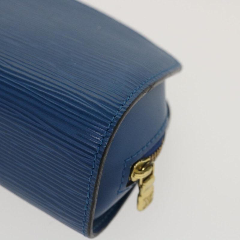 LOUIS VUITTON Epi Dauphine PM Pouch Blue M48445 ti1020 - Logoexplore - Image 7