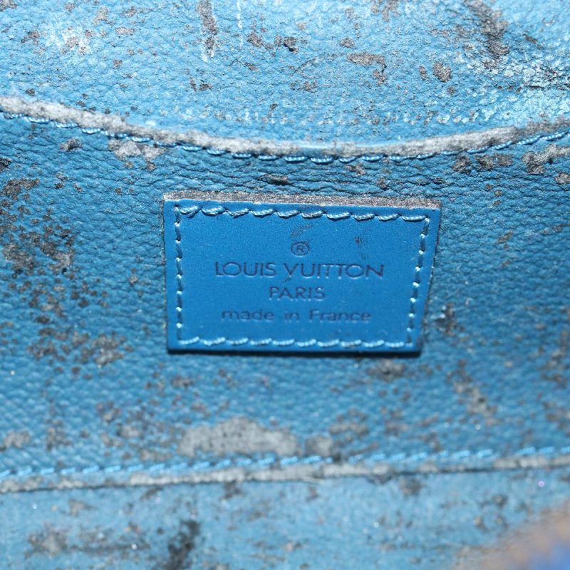LOUIS VUITTON Epi Dauphine PM Pouch Blue M48445 ti1020 - Logoexplore - Image 9