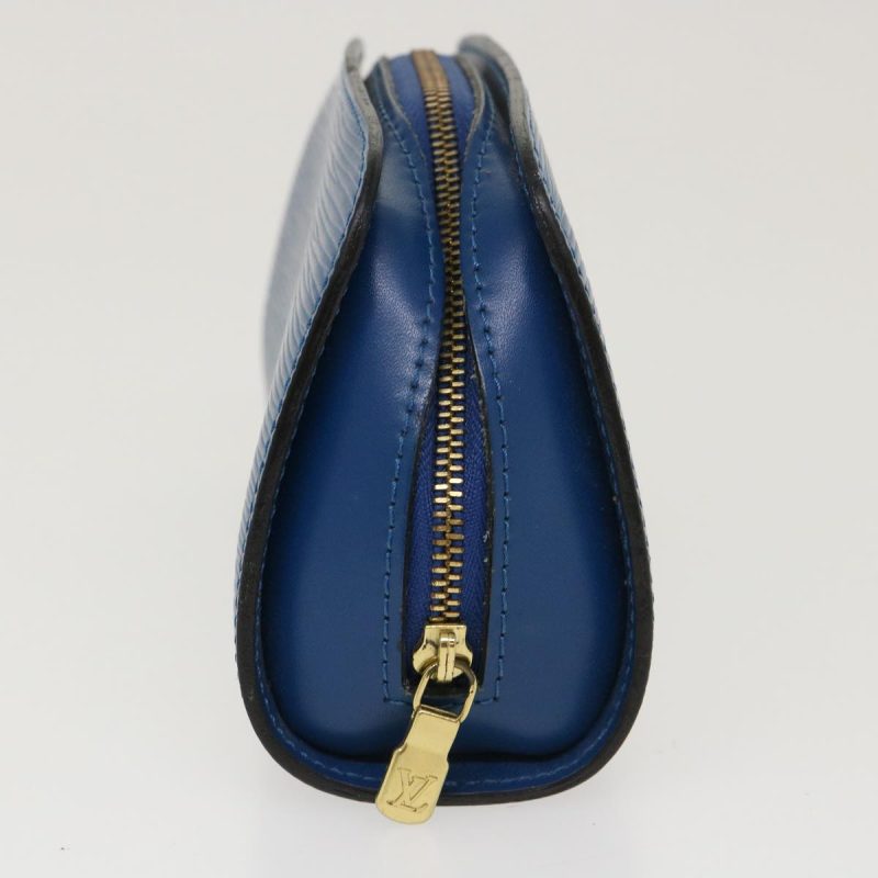 LOUIS VUITTON Epi Dauphine PM Pouch Blue M48445 ti1020 - Logoexplore - Image 3