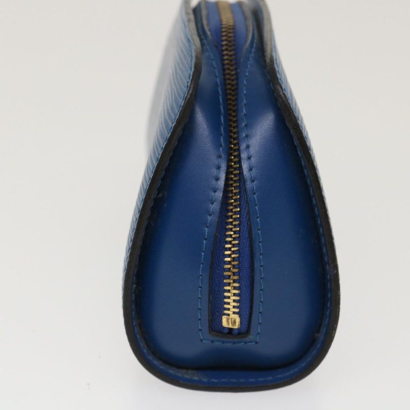 LOUIS VUITTON Epi Dauphine PM Pouch Blue M48445 ti1020 - Logoexplore - Image 4