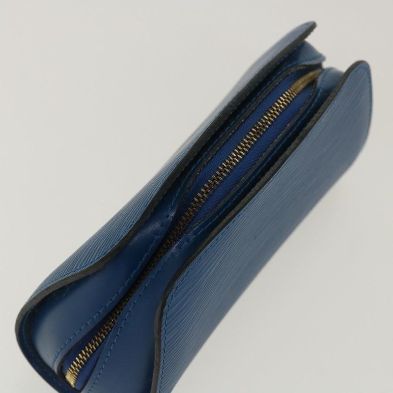 LOUIS VUITTON Epi Dauphine PM Pouch Blue M48445 ti1020 - Logoexplore - Image 5