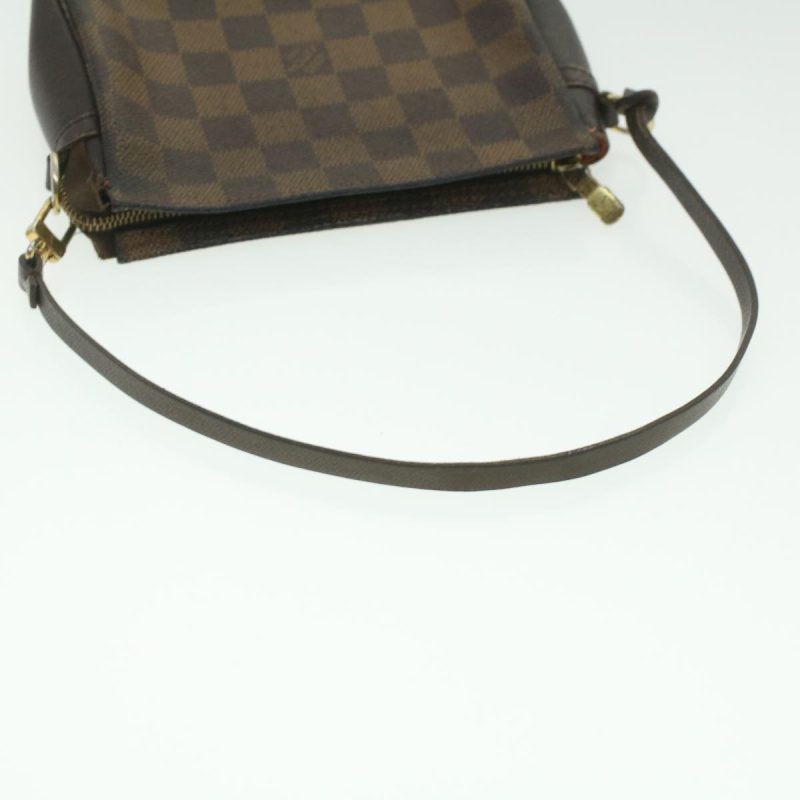 LOUIS VUITTON Damier Ebene Trousse Makeup Hand Pouch N51982 tp362 - Logoexplore - Image 7