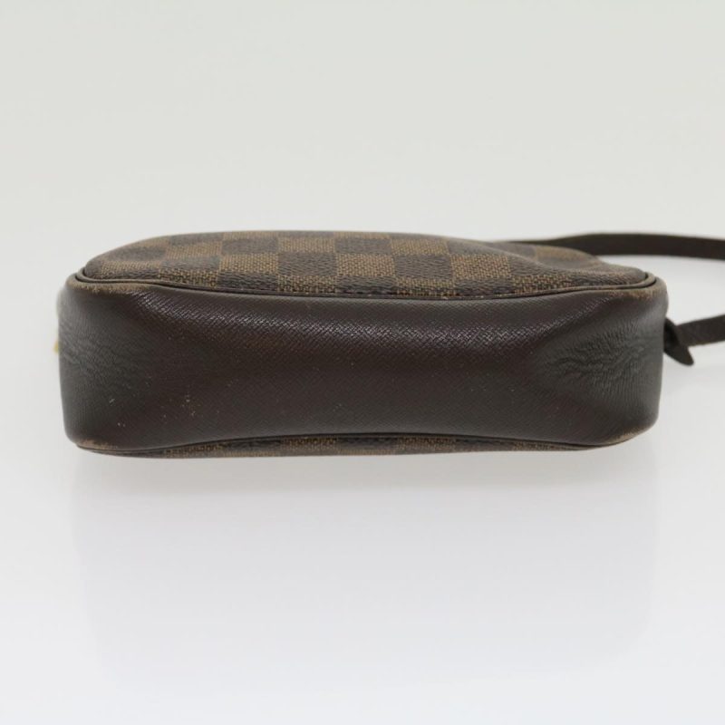 LOUIS VUITTON Damier Ebene Trousse Makeup Hand Pouch N51982 tp362 - Logoexplore - Image 5