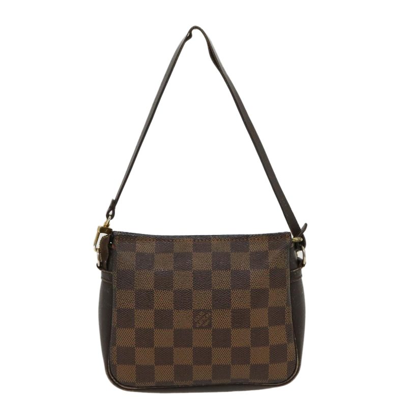 LOUIS VUITTON Damier Ebene Trousse Makeup Hand Pouch N51982 tp362 - Logoexplore - Image 2