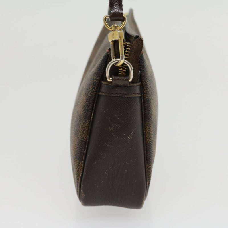 LOUIS VUITTON Damier Ebene Trousse Makeup Hand Pouch N51982 tp362 - Logoexplore - Image 3