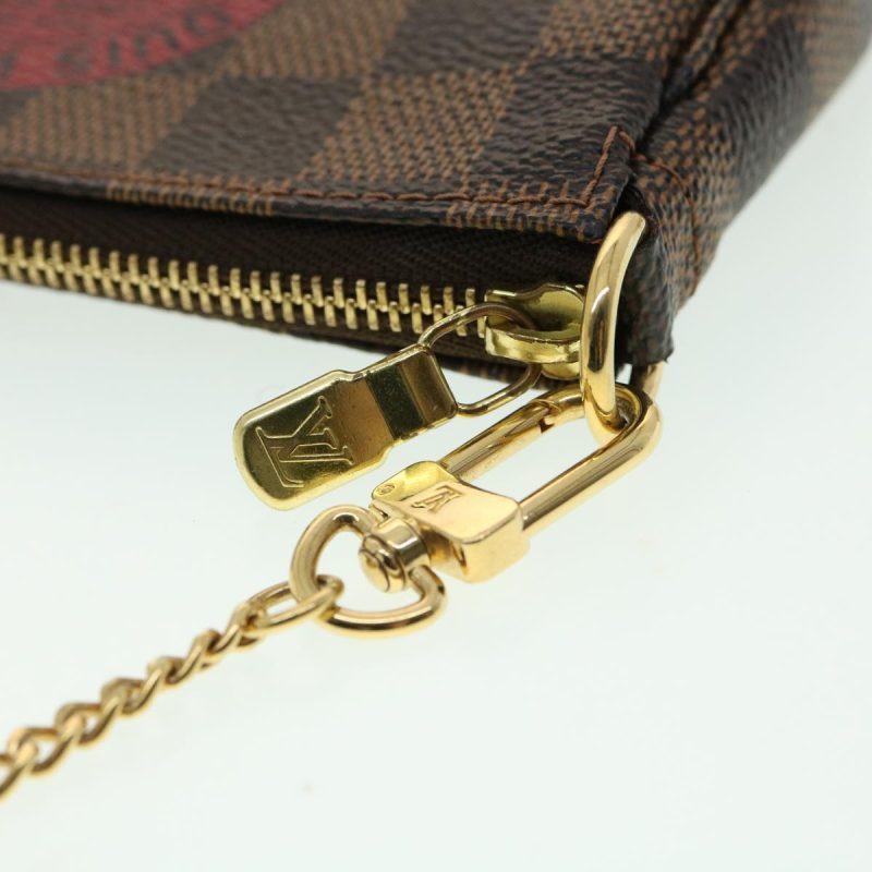 LOUIS VUITTON Damier Ebene Mini Pochette T&B Accessoires - Logoexplore - Image 9