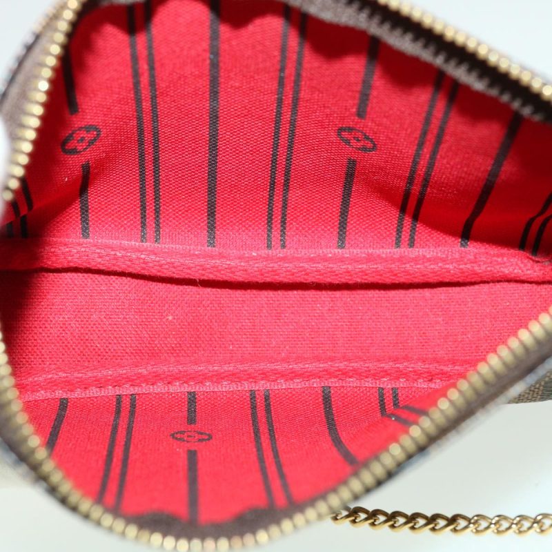 LOUIS VUITTON Damier Ebene Mini Pochette T&B Accessoires - Logoexplore - Image 10