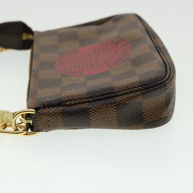 LOUIS VUITTON Damier Ebene Mini Pochette T&B Accessoires - Logoexplore - Image 4