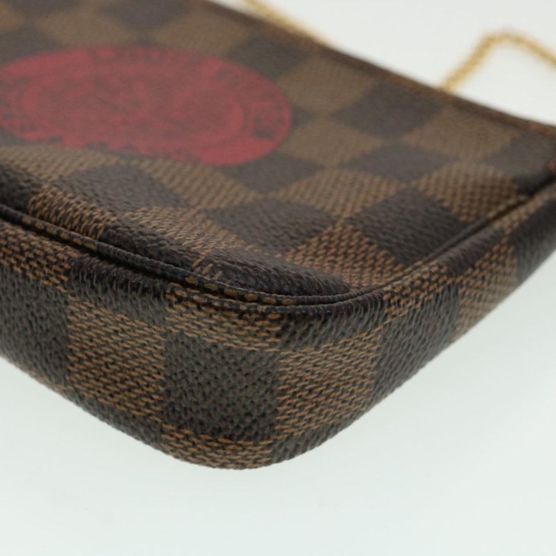 LOUIS VUITTON Damier Ebene Mini Pochette T&B Accessoires - Logoexplore - Image 8