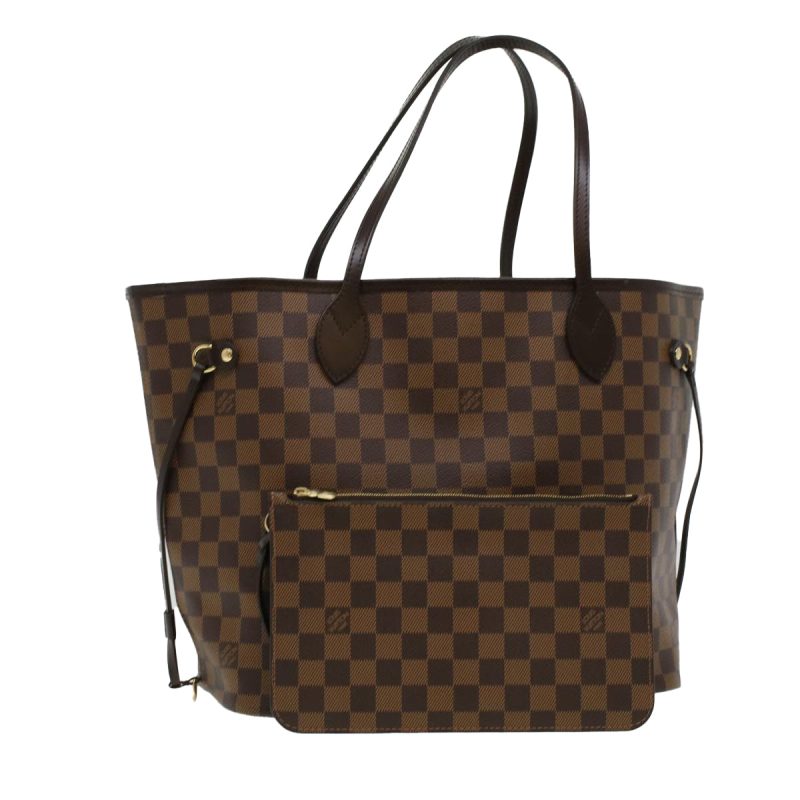 LOUIS VUITTON Damier Ebene Neverfull MM Tote Bag N51105 LV  tp543A - Logoexplore