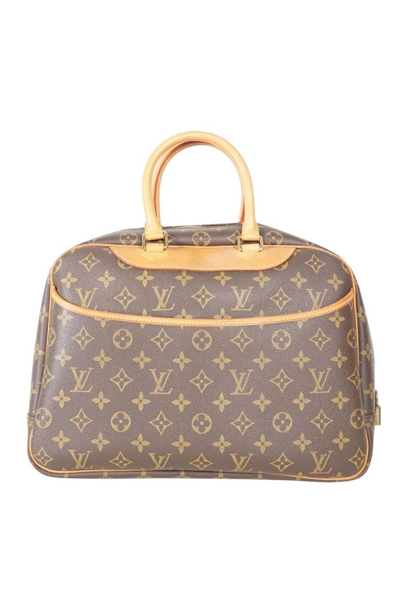LOUIS VUITTON Deauville monogram canvas top-handle bag - Logoexplore
