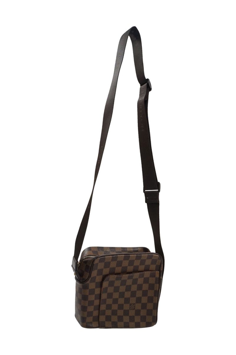 LOUIS VUITTON Damier Ebene Canvas Olav PM Messenger Bag - Logoexplore