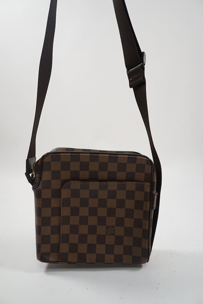 LOUIS VUITTON Damier Ebene Canvas Olav PM Messenger Bag - Logoexplore - Image 3