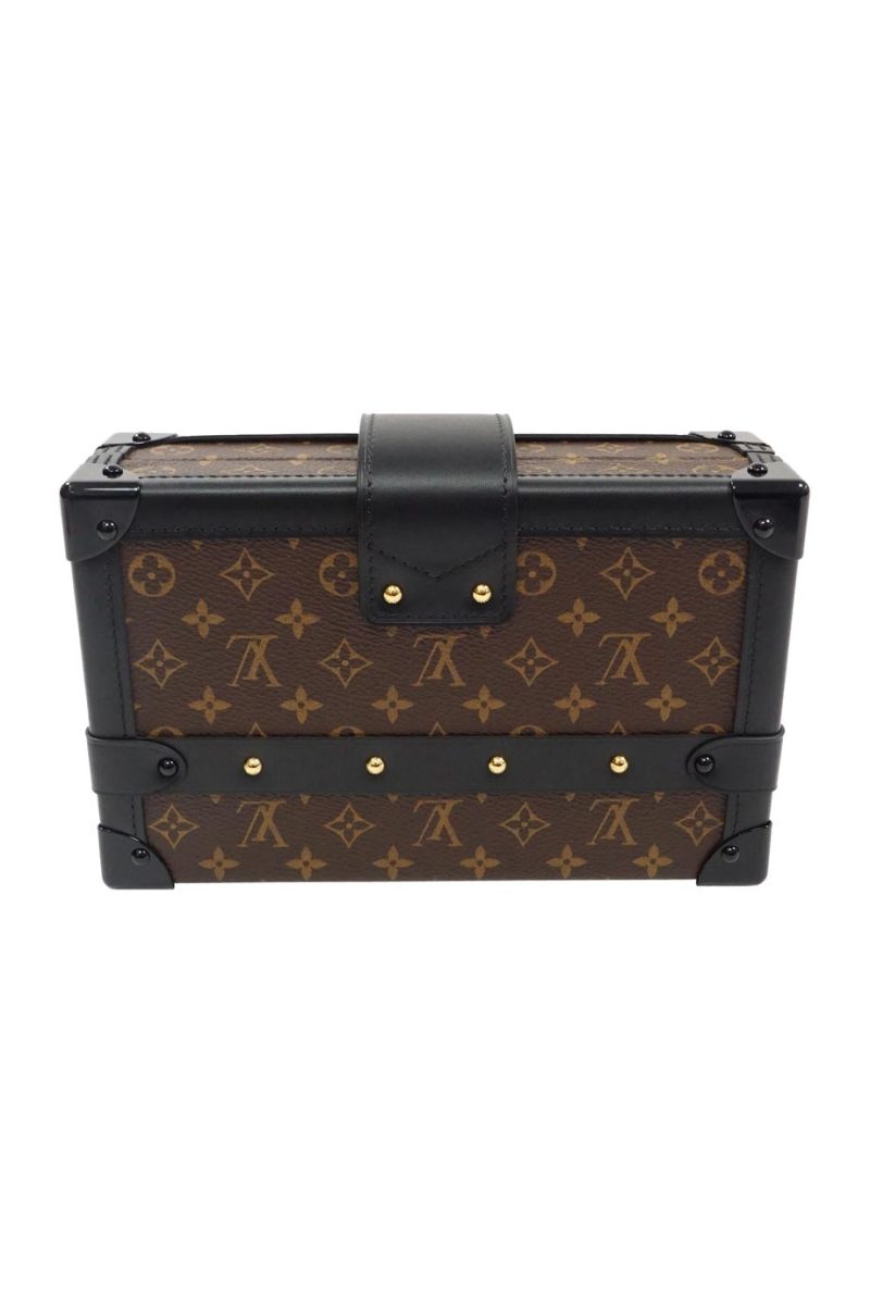 LOUIS VUITTON Brown Monogram Canvas Petite Malle Shoulder Bag - Logoexplore - Image 2
