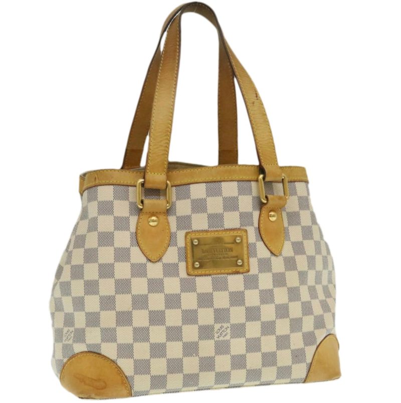 LOUIS VUITTON Damier Azur Hampstead PM Tote Bag N51207  yk4018 - Logoexplore