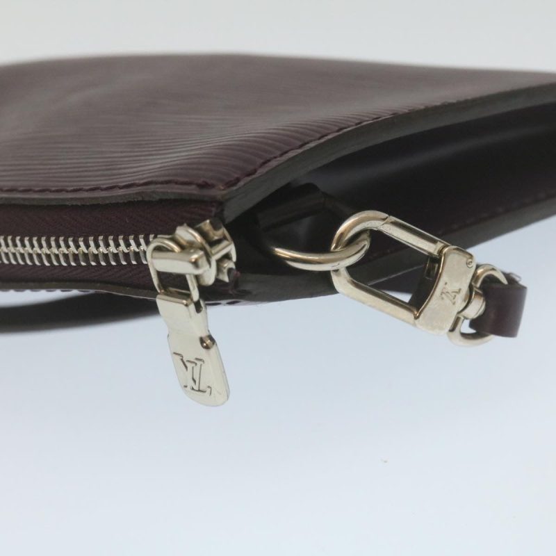 LOUIS VUITTON Epi Pochette Accessoires Accessory Pouch Purple yk4056 - Logoexplore - Image 9
