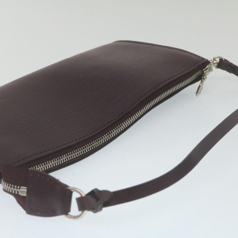 LOUIS VUITTON Epi Pochette Accessoires Accessory Pouch Purple yk4056 - Logoexplore - Image 6